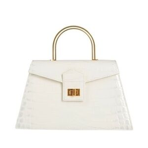 UEC Apede Mod Cream White Croc Large Le Book with duster no box used once